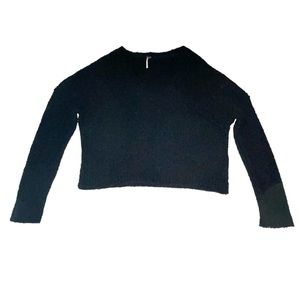 Free People Black Knit Sweater